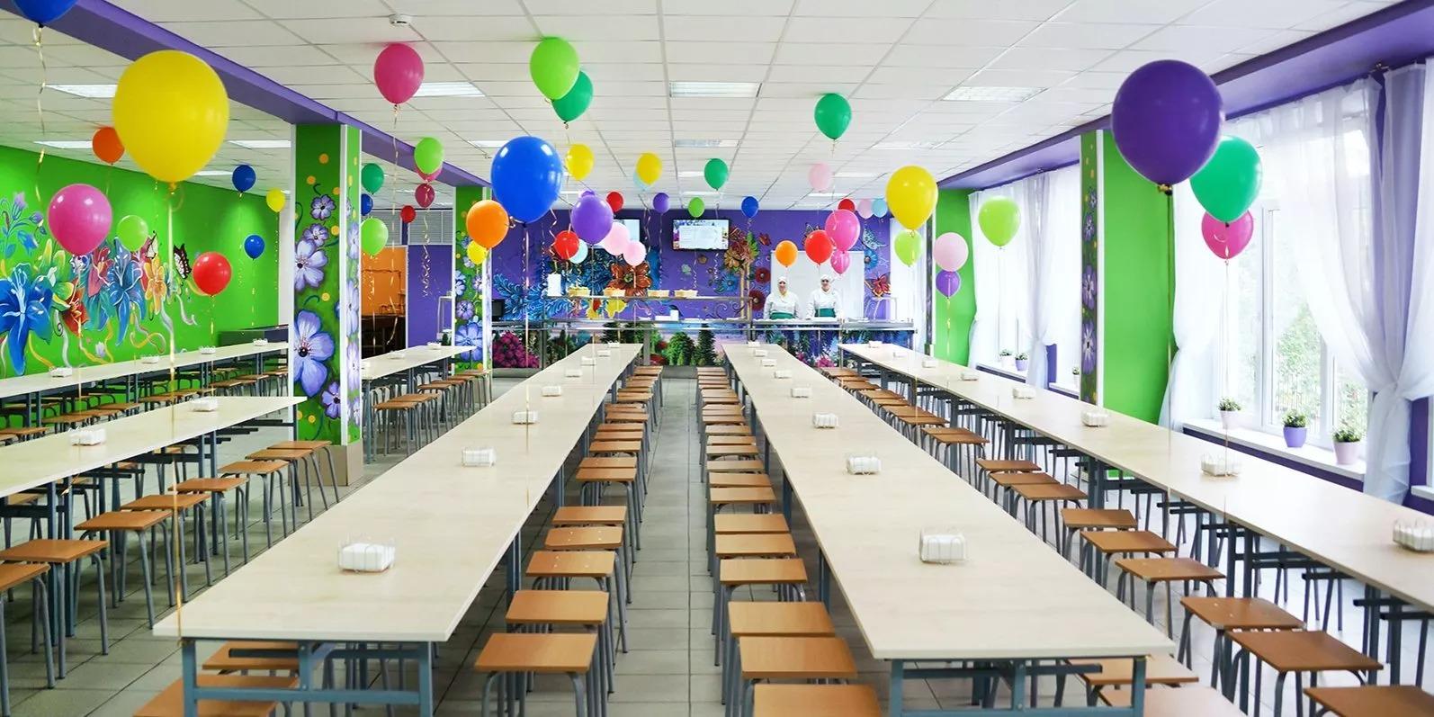Дизайн интерьера школьной столовой. Оформление зала столовой в общеобразовательной школе.